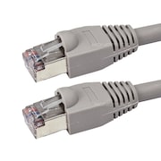 MONOPRICE Cat5E Stp Ethernet, 15 ft.Gray 6989